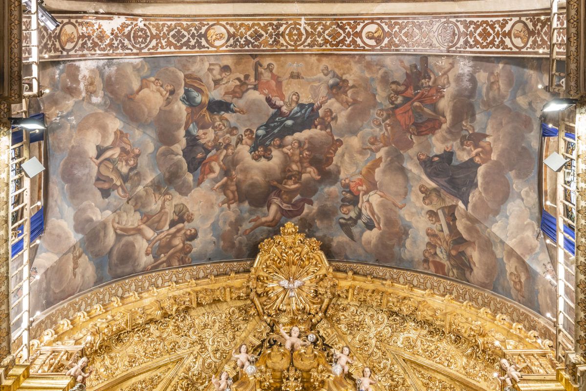 Pinturas Basílica de San Juan de Dios en Granada - Barroco español