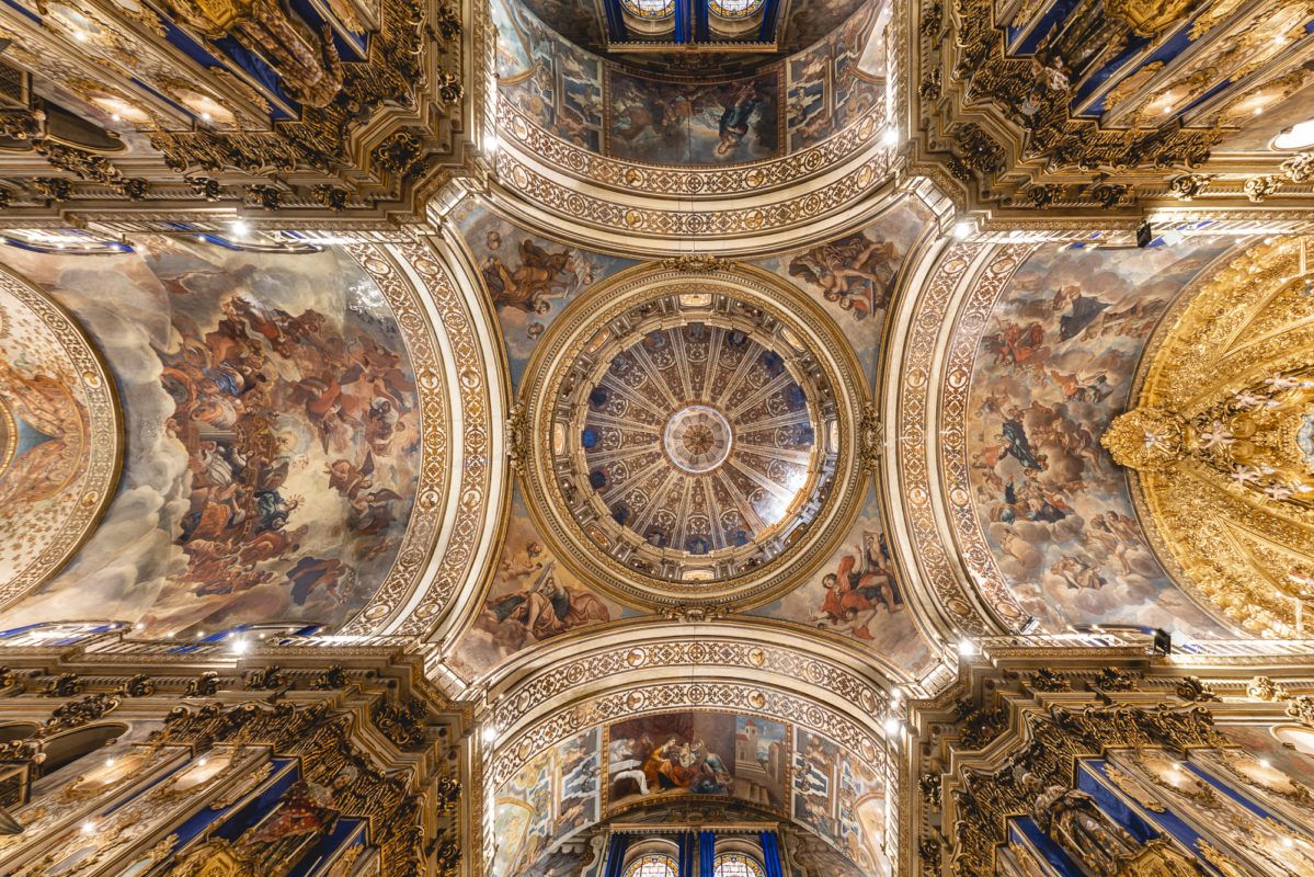 Bóveda Basílica de San Juan de Dios en Granada - Barroco español